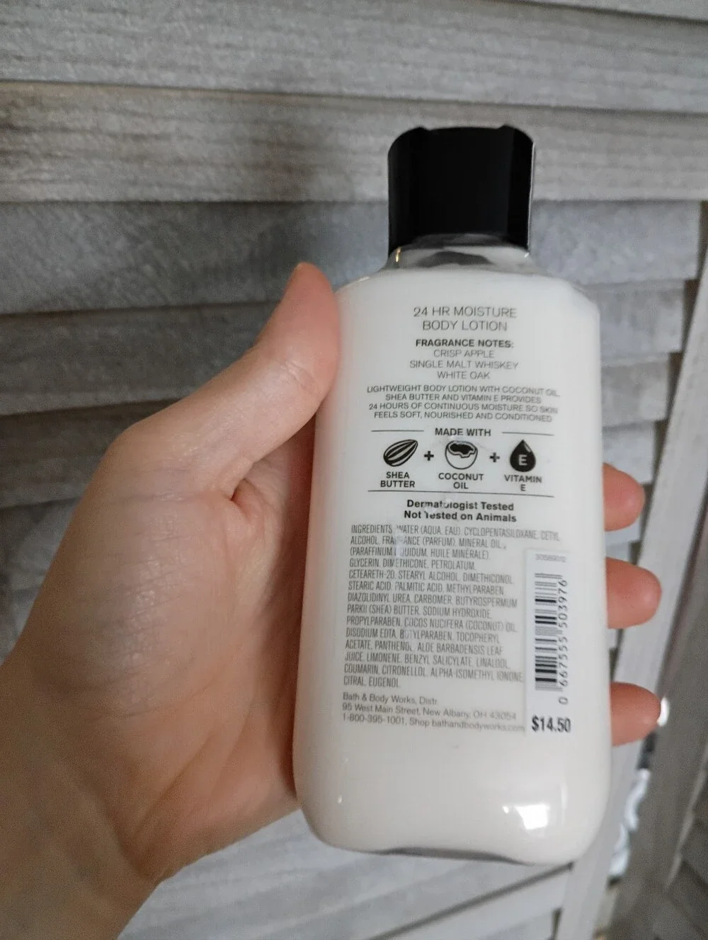 Bath & Body Works Whiskey Reserve Body Lotion 8 fl oz FULL